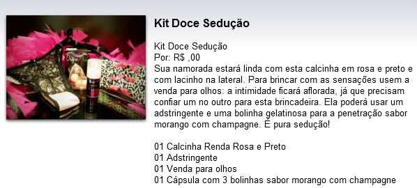 Kit Doce Sedução