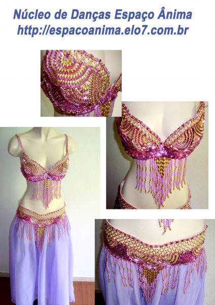 Roupa Dança do Ventre Completa