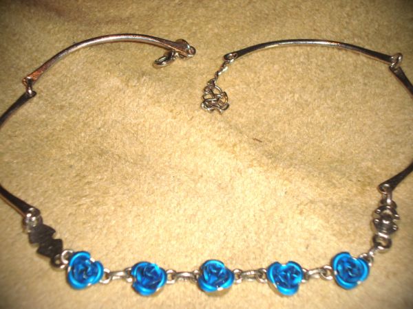 Colar Rosa Azul